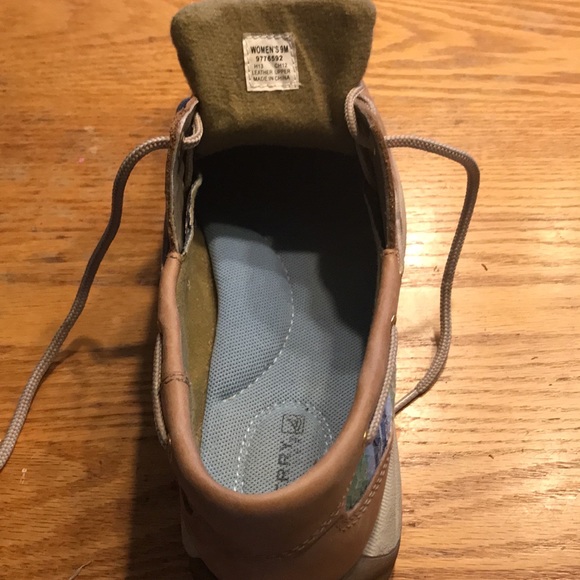 Sperry TOP SIDER womens leather boat shoe 2 eye size 9M style #9776592 - Picture 5 of 10